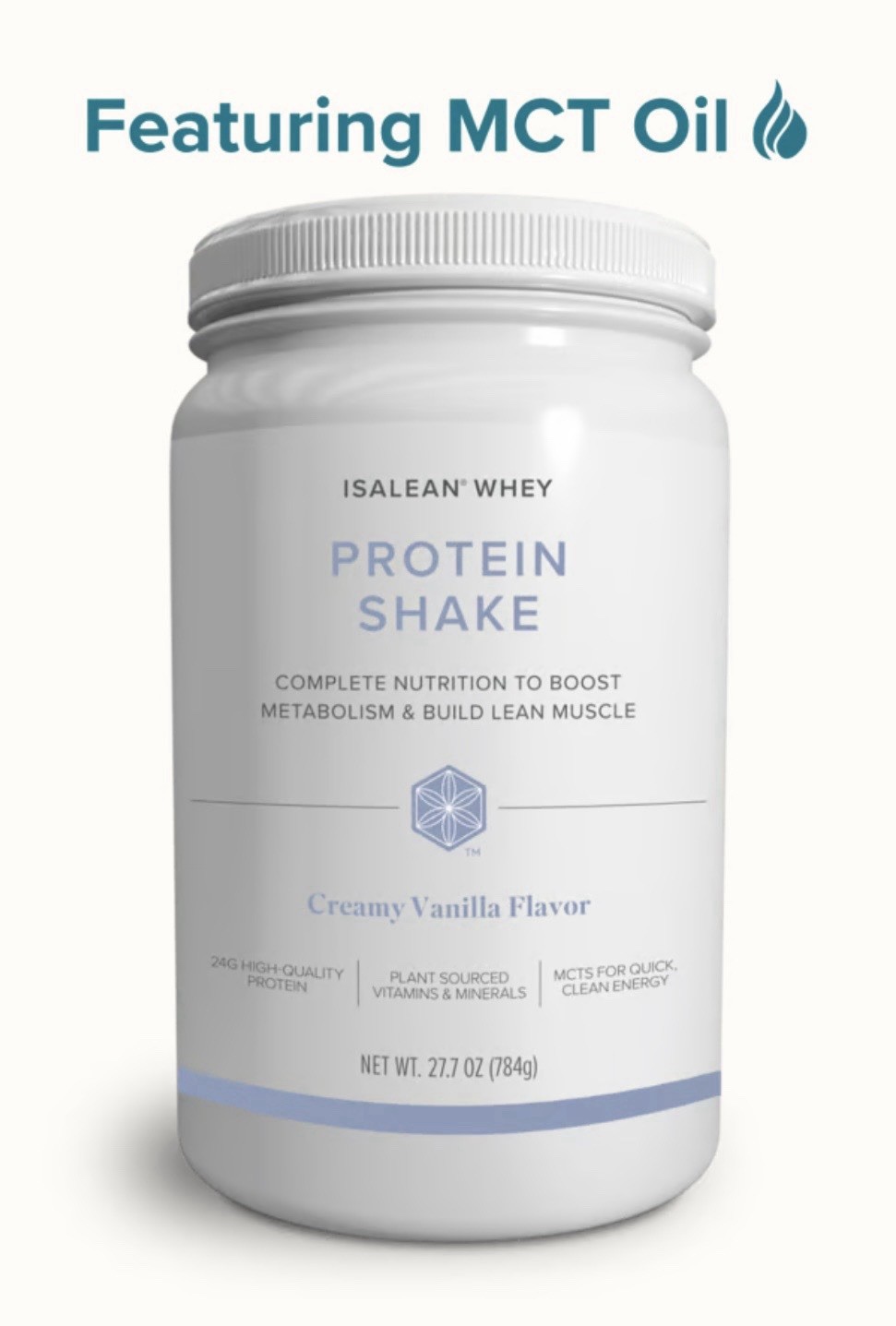 Isagenix Isalean Protein Shake MCT Creamy Vanilla 27.7 Oz Exp 10/26 Shiping🆓