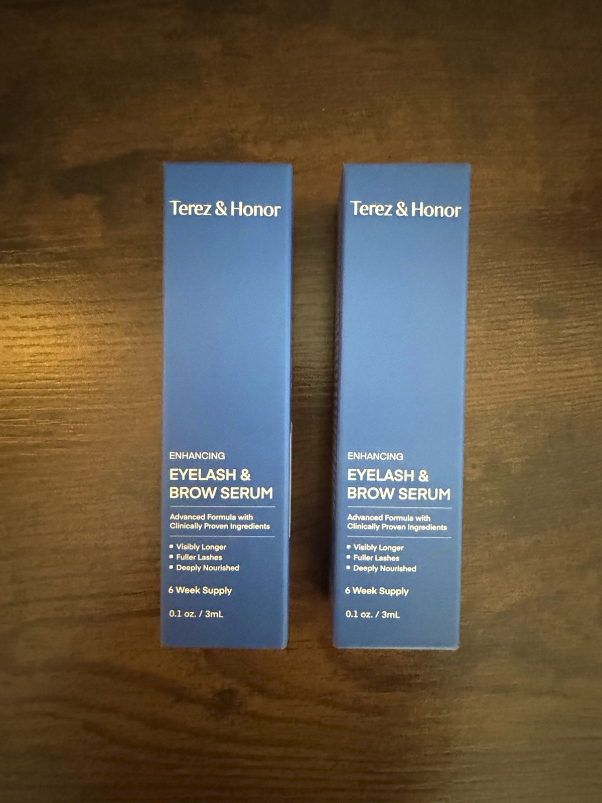 Terez & Honor Korean Natural Eyelash & Eyebrow Growth Serum – 2 Pack