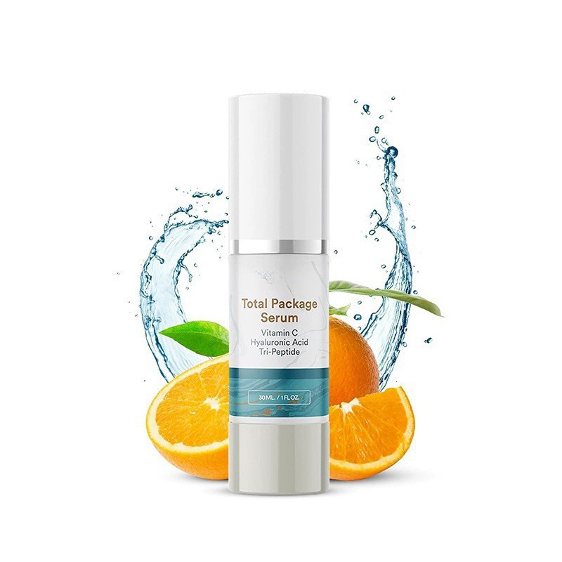 1-3pc Total Package Serum, All-In-One Vitamin C, Hyaluronic Acid, Peptides Serum