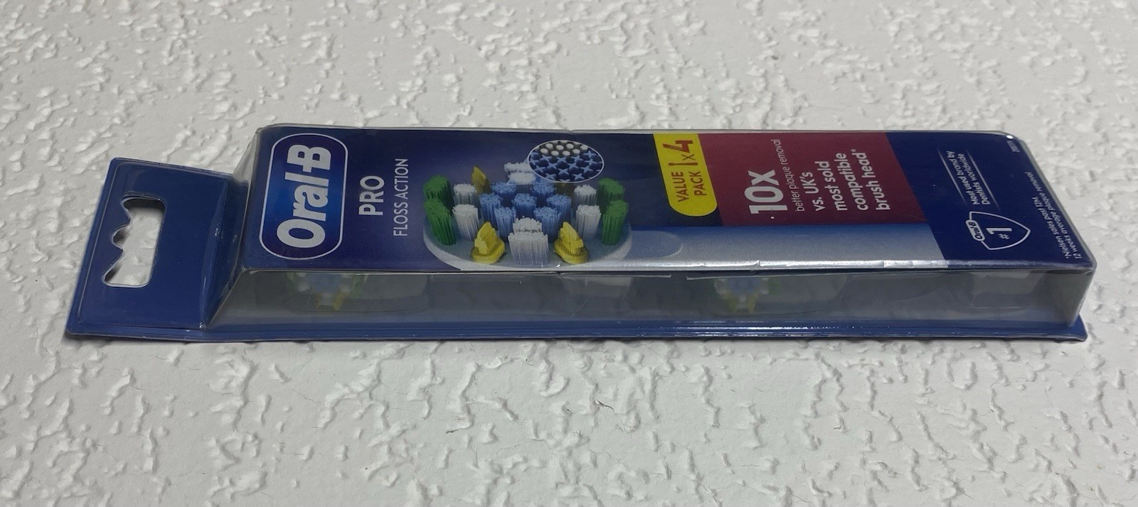 Oral B PRO Floss Action Replacement Toothbrush Heads 4 Count White EB25RX-4