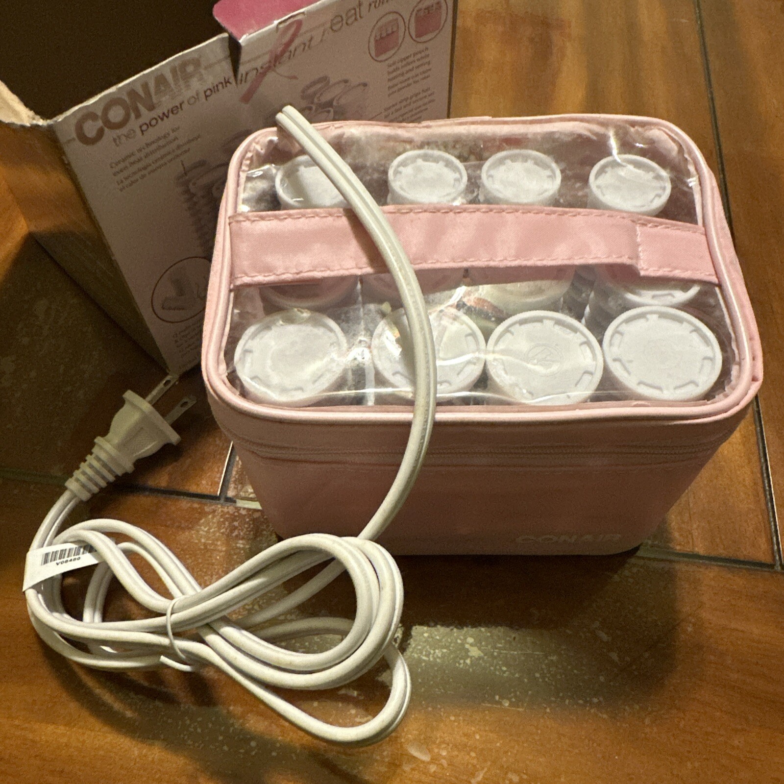 Conair Instant Heat Compact Hot Rollers Power Of Pink Curlers