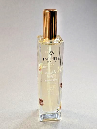 Infinite Beauty Vanilla Latte Nourishing Body Oil 5 fl oz Rare New