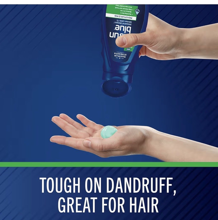 Selsun Blue Moisturizing Anti-dandruff Shampoo with Aloe, 11 fl. oz., Selenium S