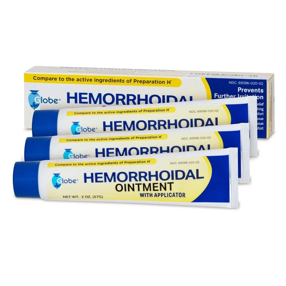Hemorrhoidal Ointment 2 oz (Compare to PREPARATION H) – 3 pack