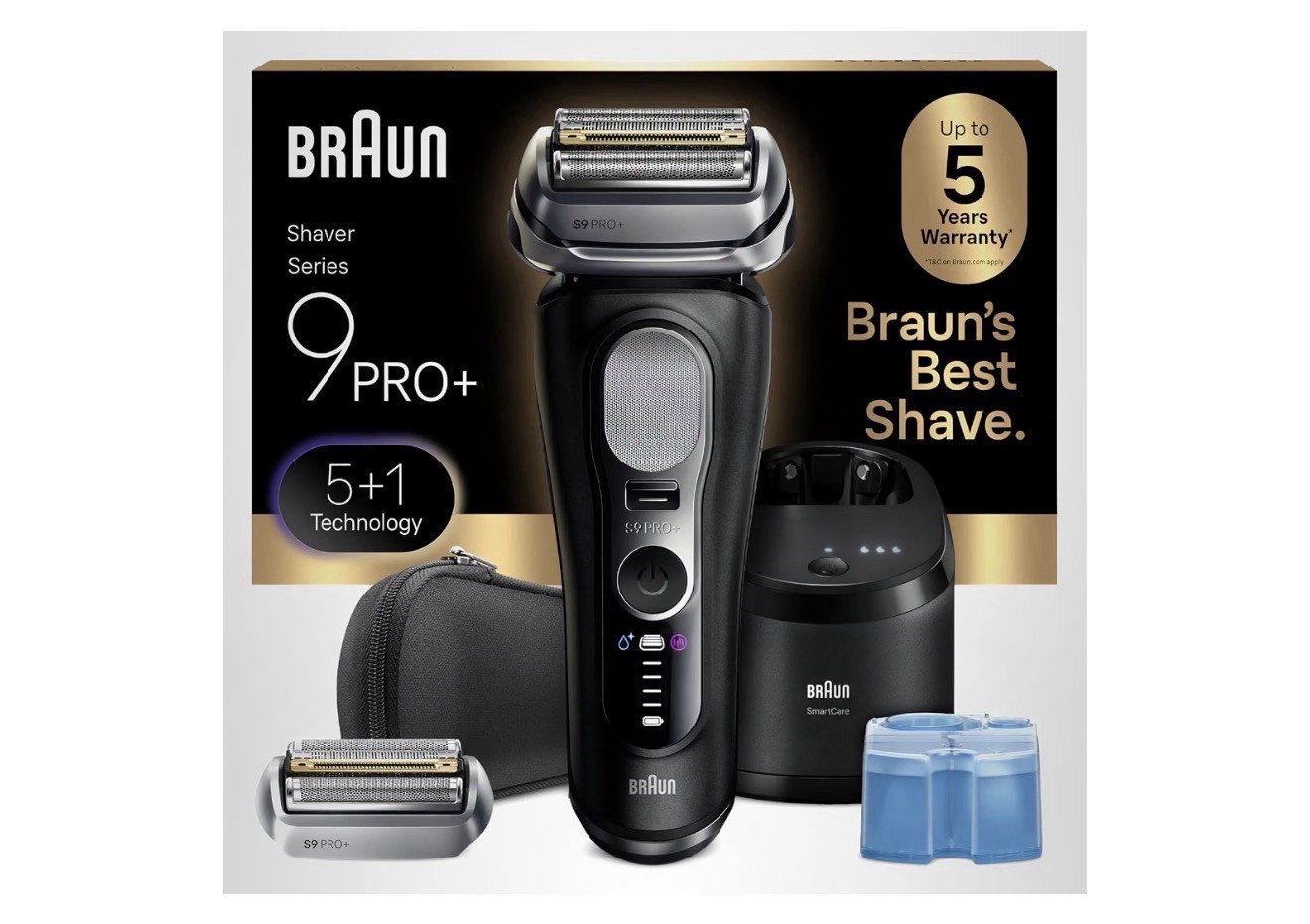 Braun Series 9 PRO+ Electric Shaver SmartCare Center New Open Box 9660CCPS