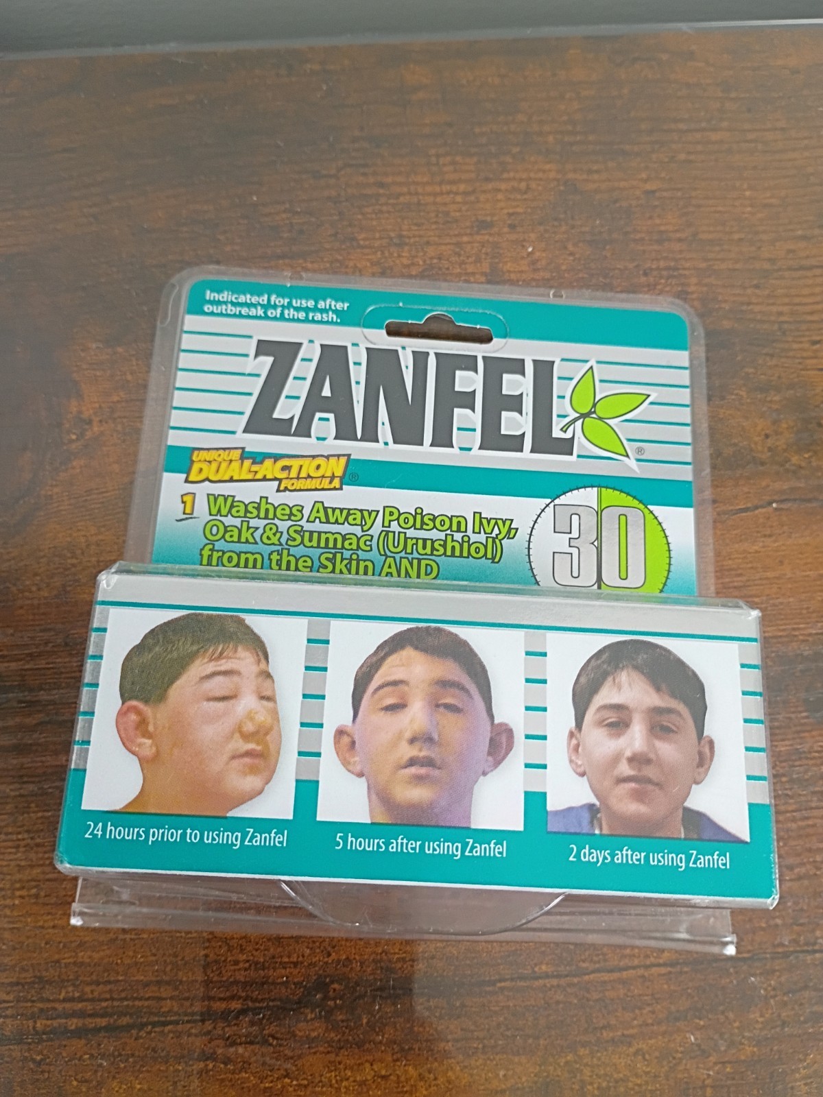 Zanfel Poison Ivy Oak Sumac Dual Action Itch Relief Wash NIB 1oz Tube Exp12/2030