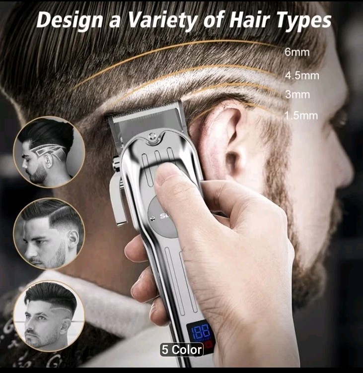 Sejoy Men’s Electric Clipper Set Professional Barber Hair Cutting Machine Set