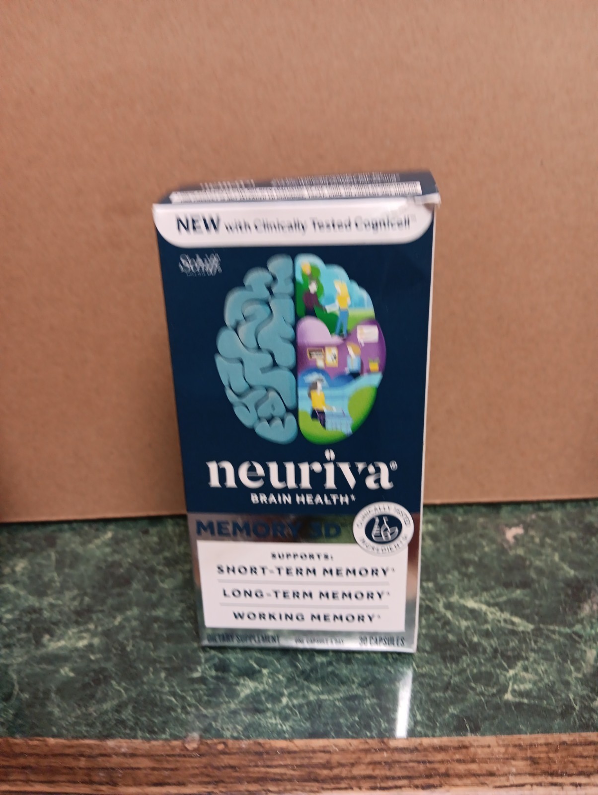 100% Authentic and Sealed Neuriva Memory 3D Brain Health, 30 Capsules 6/27