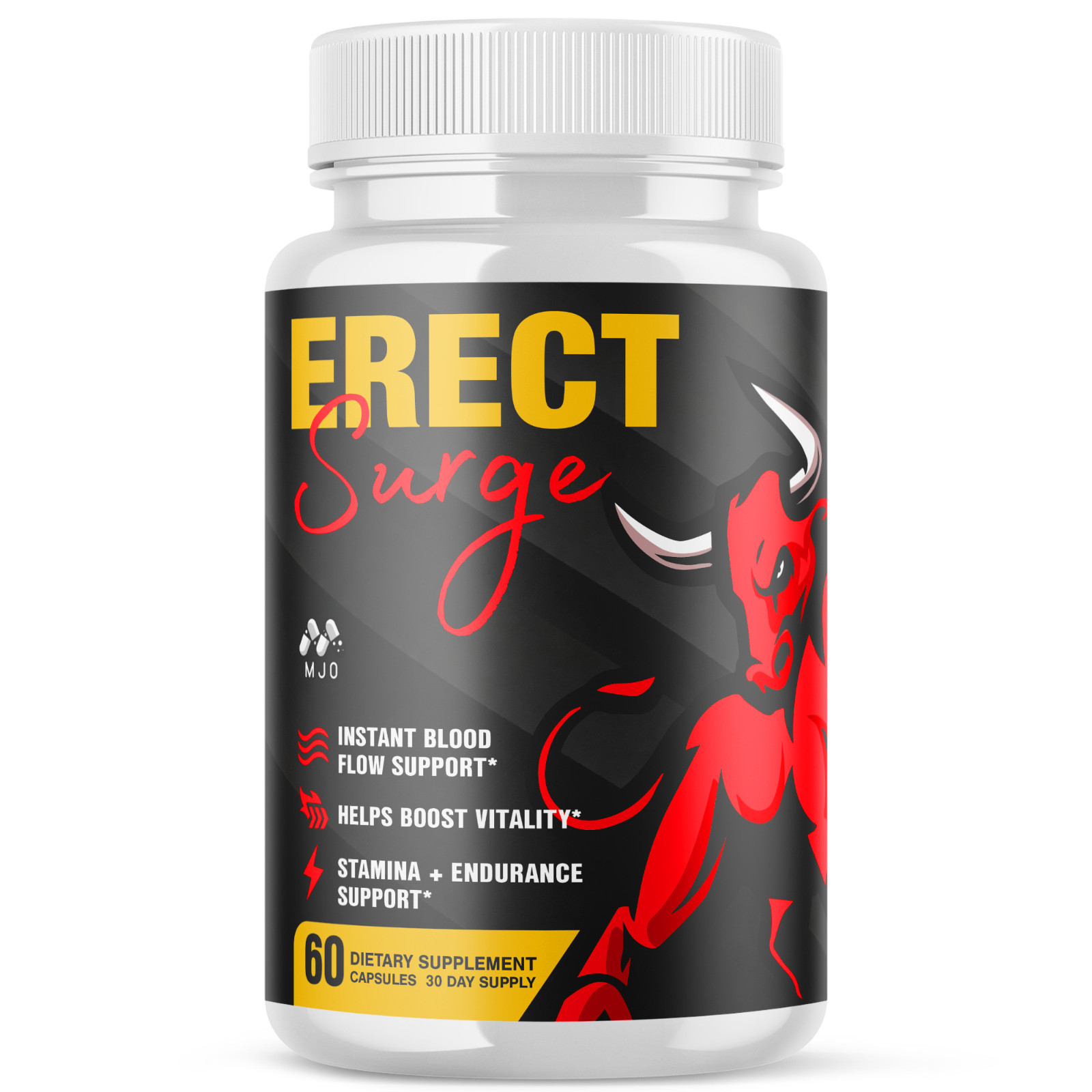 (1 Pack) Erect Surge Advanced Male Health Support Supplement ErectSurge 60 Caps