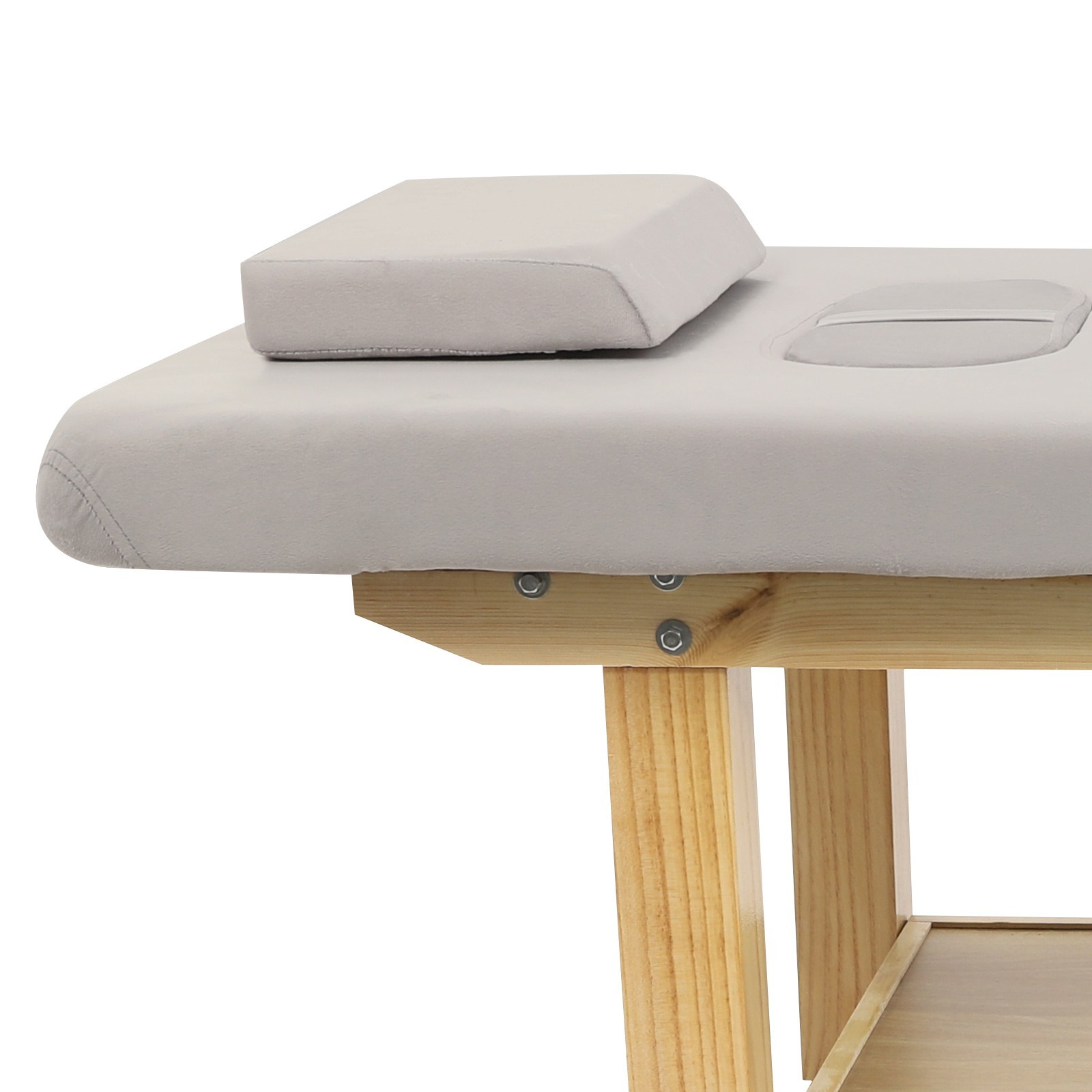 Solid Wood Stationary Massage Table 0-45°Angle Adjustable Physical Therapy Table