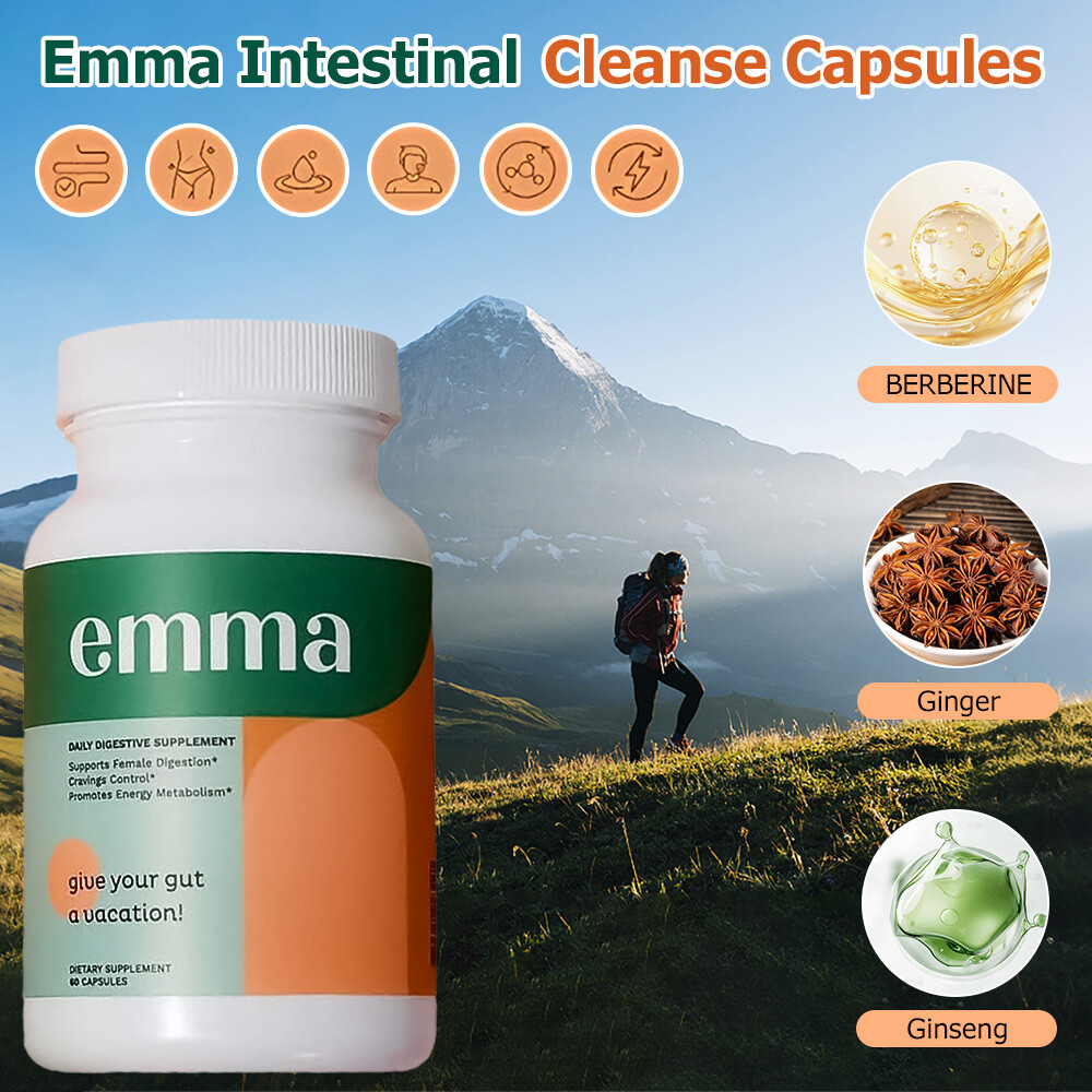 Emma 60 Capsule Improve Energy Digestive Gut Health Boost Metabolism Antioxidant