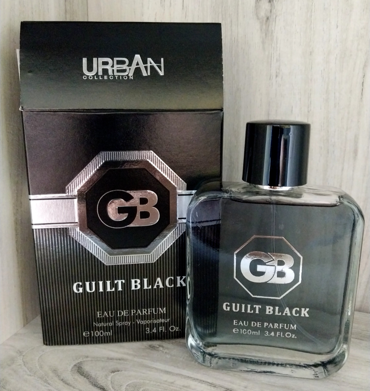Guilt Black for Men’s Cologne 3.4 fl.oz. EDP