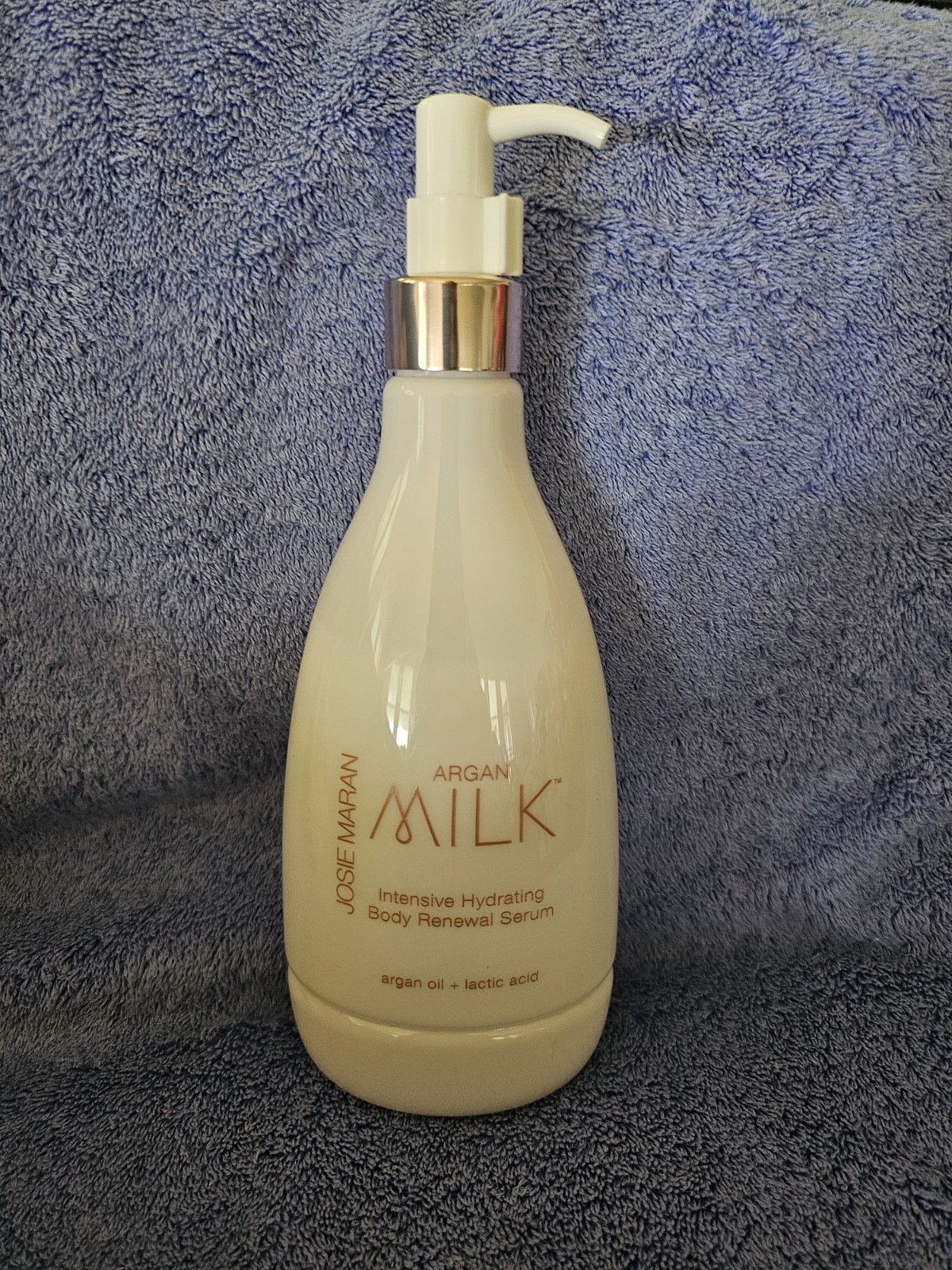 JOSIE MARAN Argan Milk Hydrating Body Serum White Tea Hibiscus NEW 13.4 fl oz