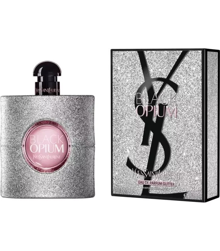 YSL Black Opium Glitter EDP 90ml / 3 oz Women Sweet Gourmand