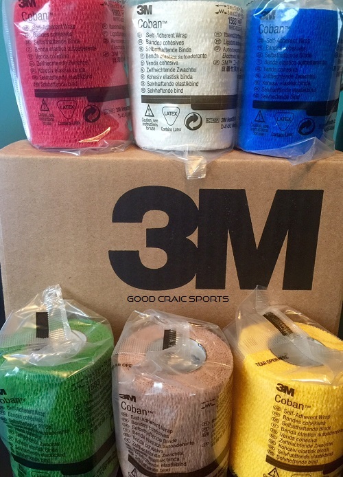3M Coban 3″ x 5 yds Self Adherent Wrap ASSORTED COLORS – FREE US SHIPPING