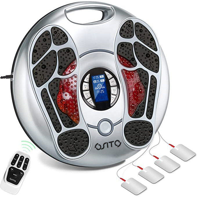 EMS Foot Circulation Stimulator Massager Machine Neuropathy Feet Pain Relief