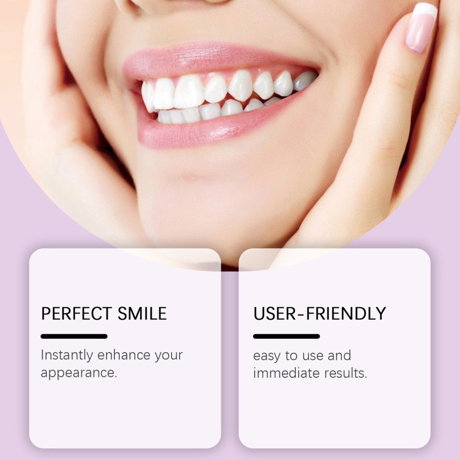Soft Silicone Temporary Denture Kit Instant Fake Teeth Veneers for Men Women