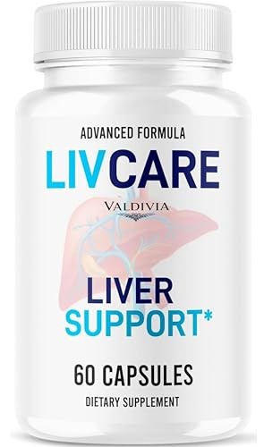 LivCare Liver Health Support Supplement Capsules Detox Natural 1 Pack 60Ct