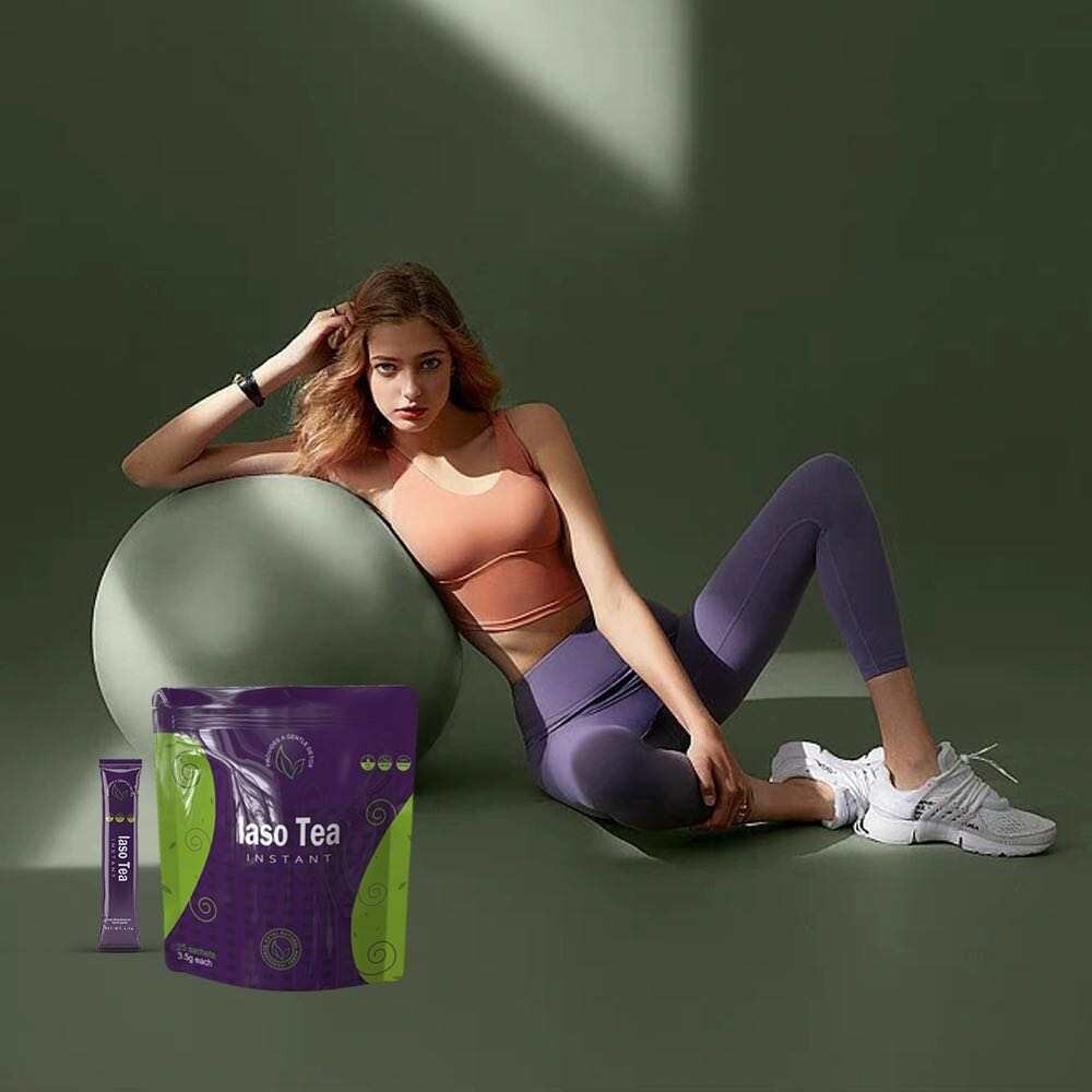 TBM instant IASO TEA- 2bags of 50 sachets Detox for weight loss EXP:12/20/26
