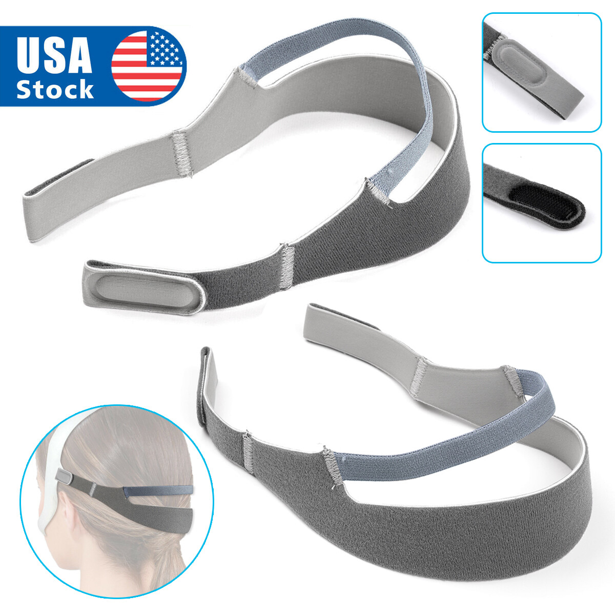 3pcs New Replacement Headgear Strap Compatible for DreamWear Nasal Mask