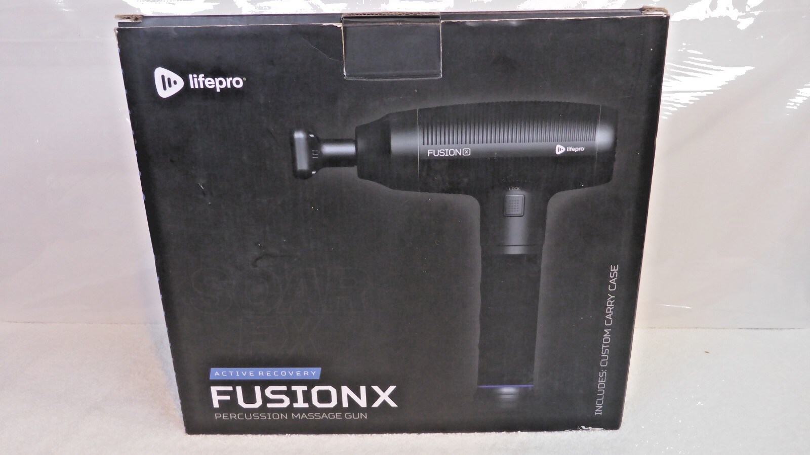 LifePro Fusion X 5-Speed Heated Deep Tissue Muscle Massager, Black