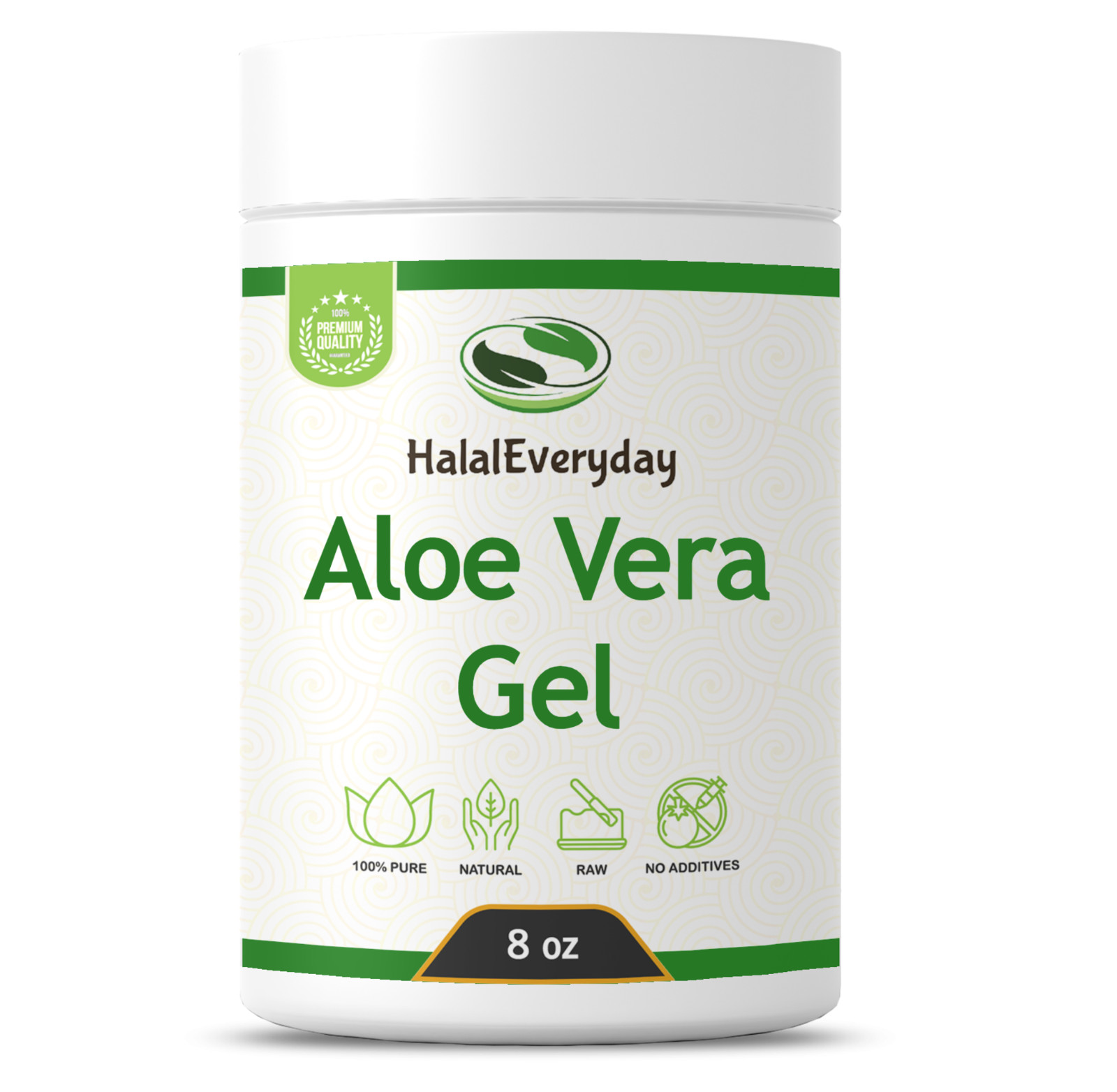 Aloe Vera Gel 8 oz – 100% Pure Organic Soothing Moisturizing Skin Care Lotion