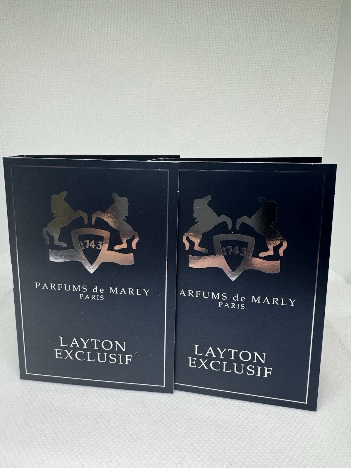 2 Pc parfum de marly layton exclusif 2×1.5ml/0.05oz Mini Sample Spray