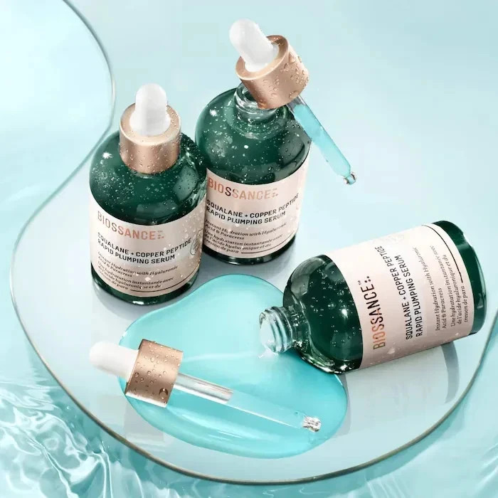 Biossance Squalane Copper Peptide Rapid Plumping Serum 50 ml 1.69 fl oz NEW
