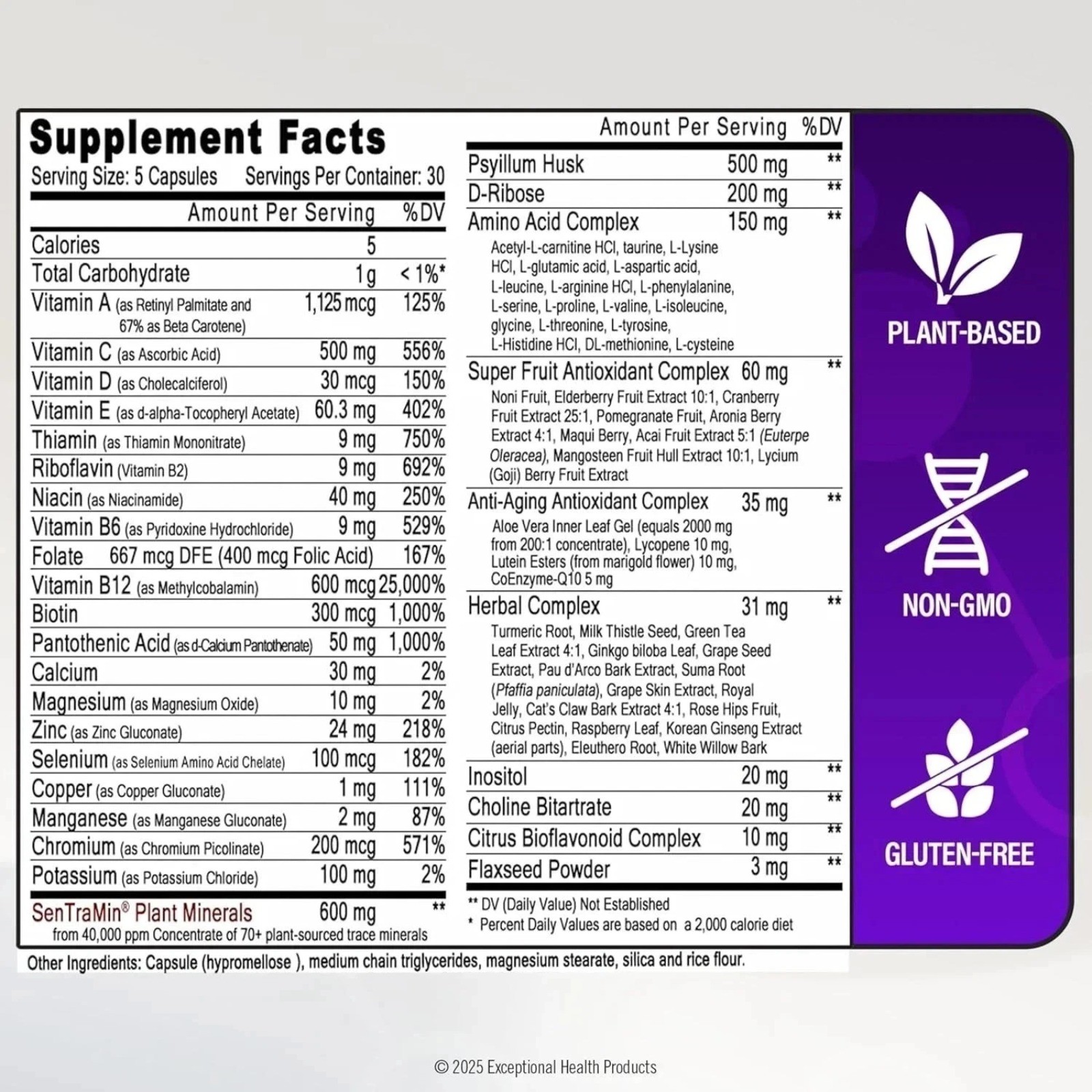 3 Pack Immuno 150, Immune Support Supplement, Packed with 70 Plant Minerals–