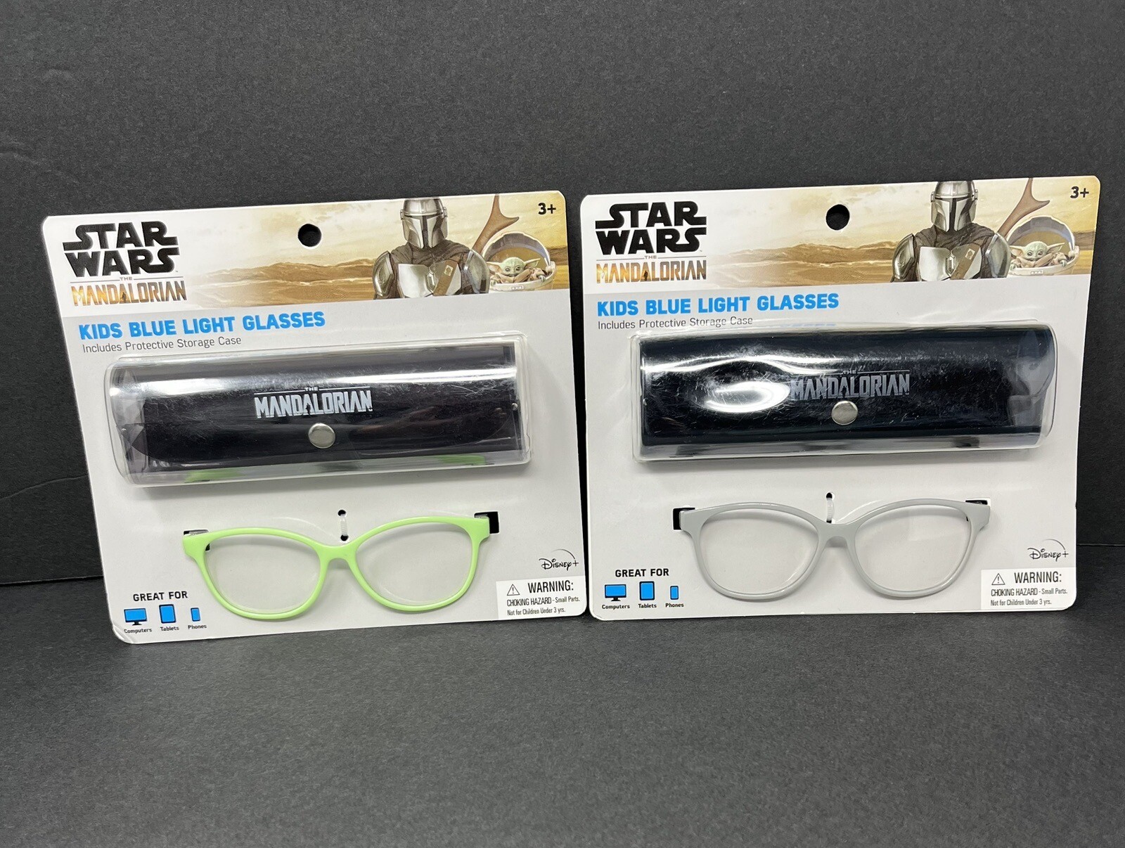 Star Wars Mandalorian Kids Blue Light Blocking Glasses 2 Pair
