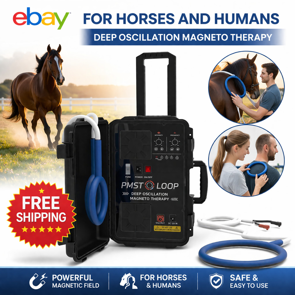PMST Loop EMTT PEMF Machine Magnetic Physio Therapy Pain Relief Horse Vet Device