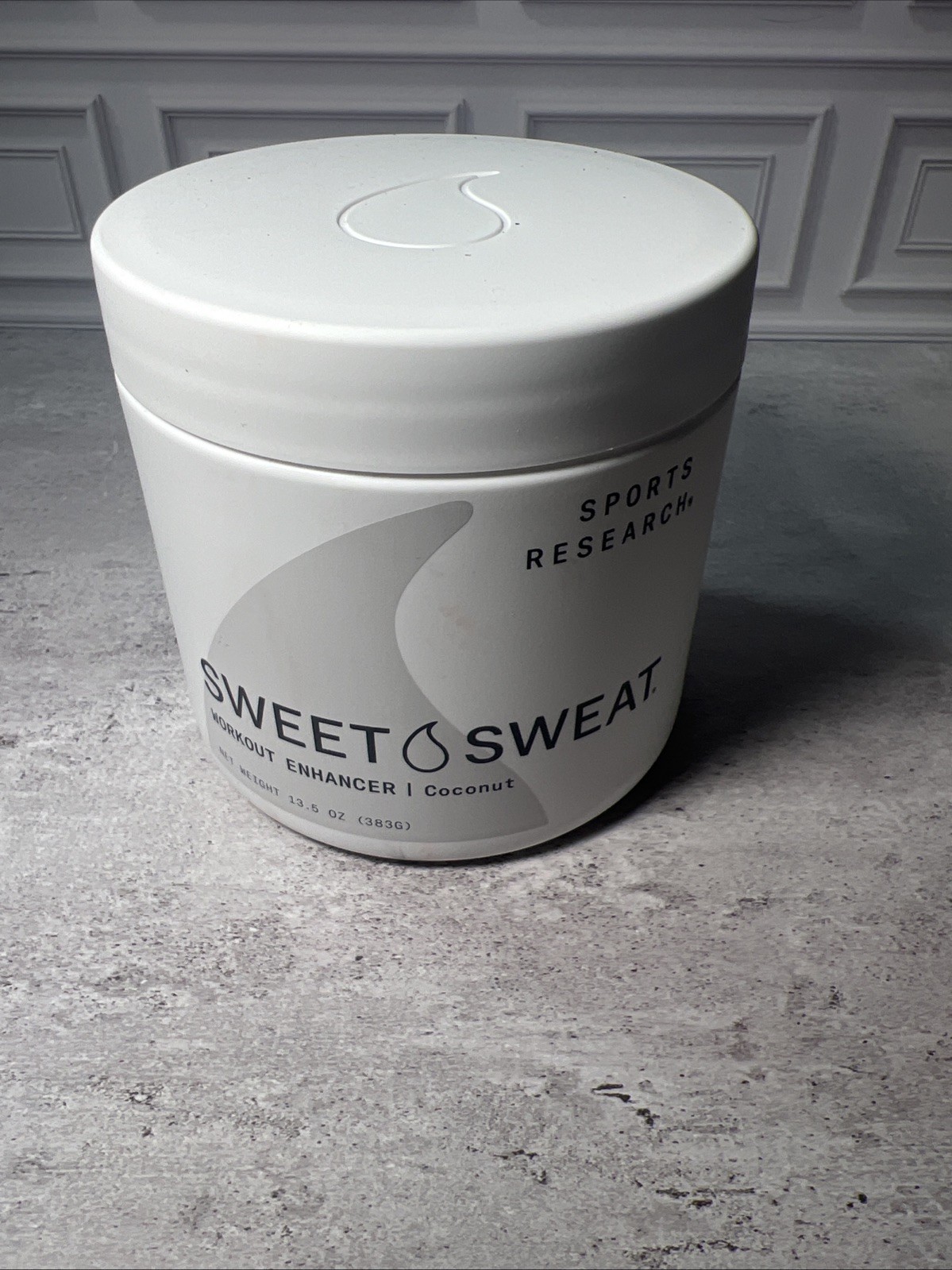 Sports Research Sweet Sweat Coconut Workout Enhancer Gel Jar – 13.5oz