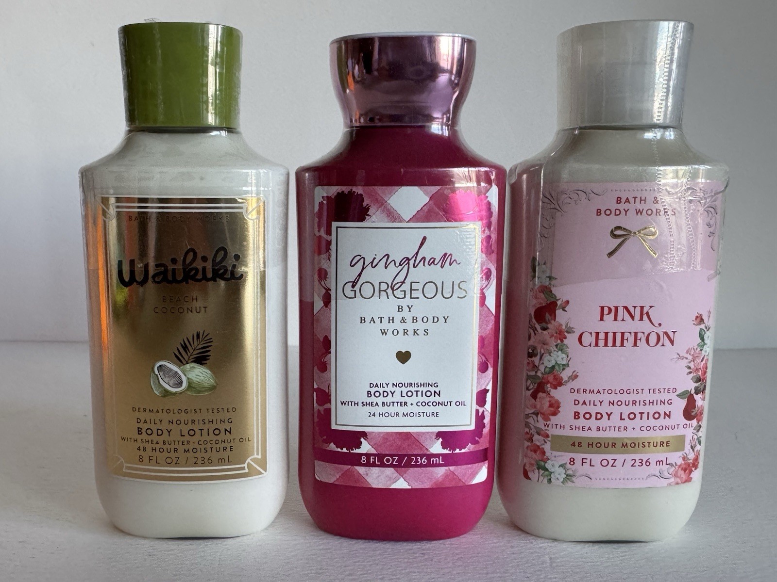 Bath & Body Works Body Lotion Bundle – 8 fl oz / 236 ml Each ( 3 PACK SET ) NEW!