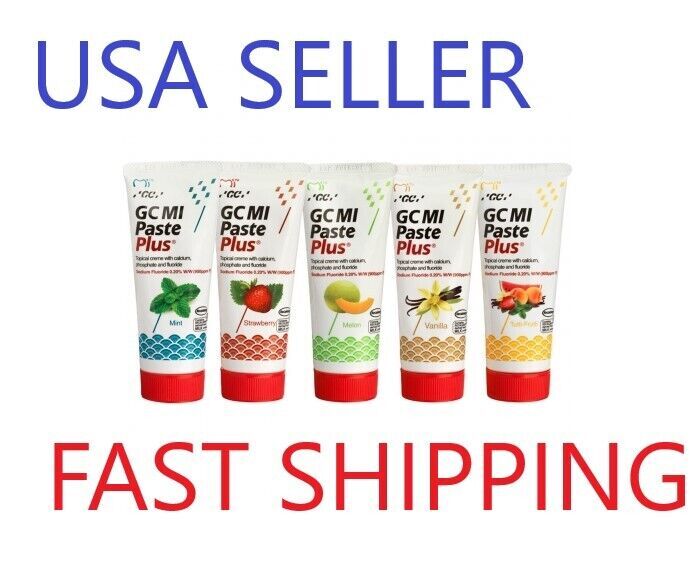 GC MI Paste Plus Oral Topical Crème w/ Sodium Fluoride 0.20% (900 ppm) 40g Tube