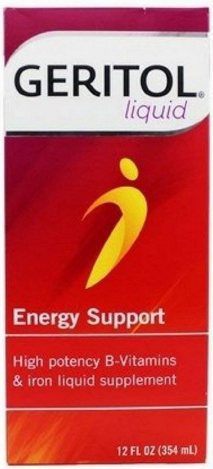 Geritol LIQUID High Potency Vitamin & Iron Supplement 12oz ^