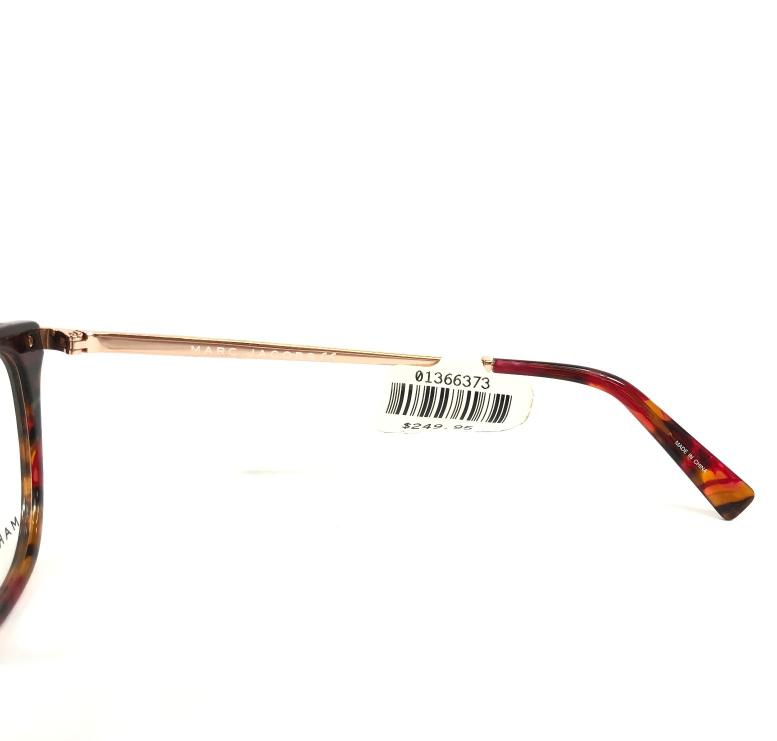 Marc Jacobs Eyeglasses Frames 397 O63 Red Havana Multicolor Cat Eye 50-19-145