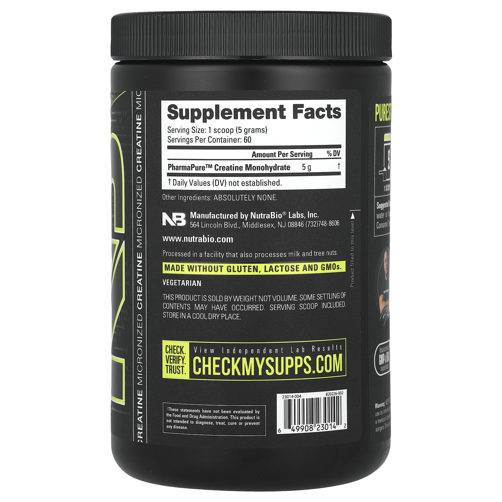 Micronized Creatine Monohydrate, 10.6 oz (300 g)