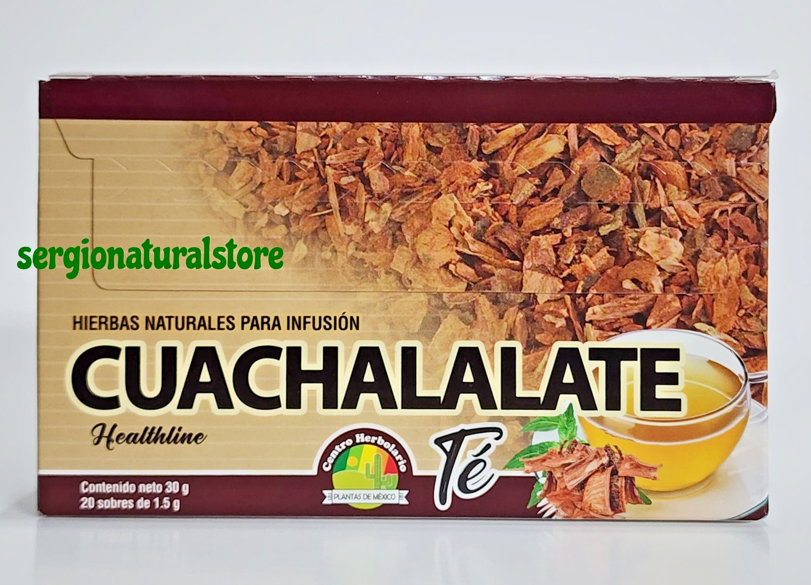 Te de cuachalalate 2 Pack 40 bolsitas Te De Cuachalalate 100% Natural