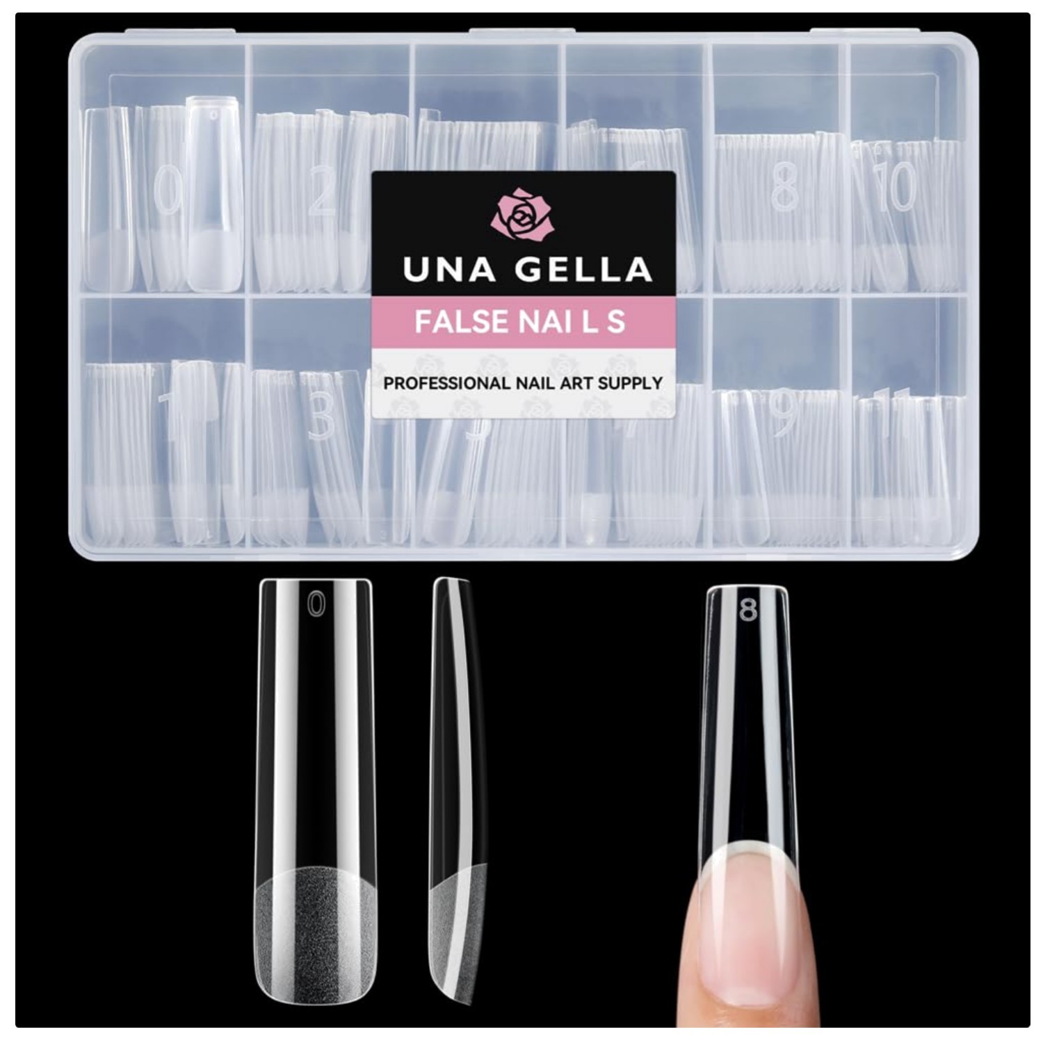Half Matte Full Coverage Traceless Gel Nail Tips – 216PCS for Creative Designs