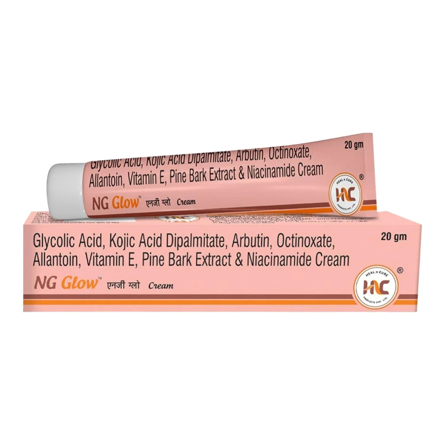 100X Heal n Cure NG Glow Cream 20g Each – 100 Pack