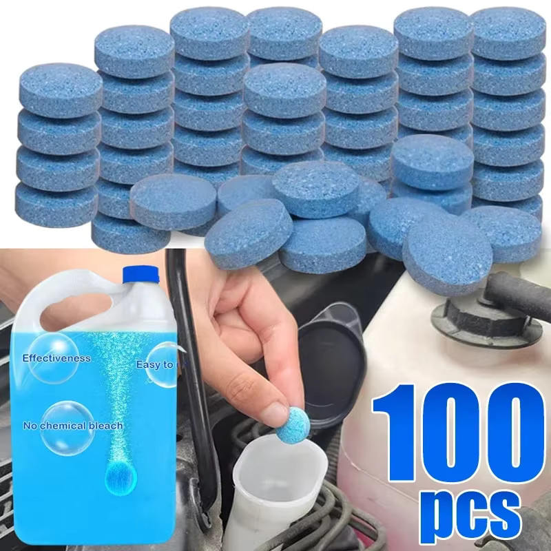 ‌All-Season Windshield Washer Effervescent Tablet (Solid Concentrate)