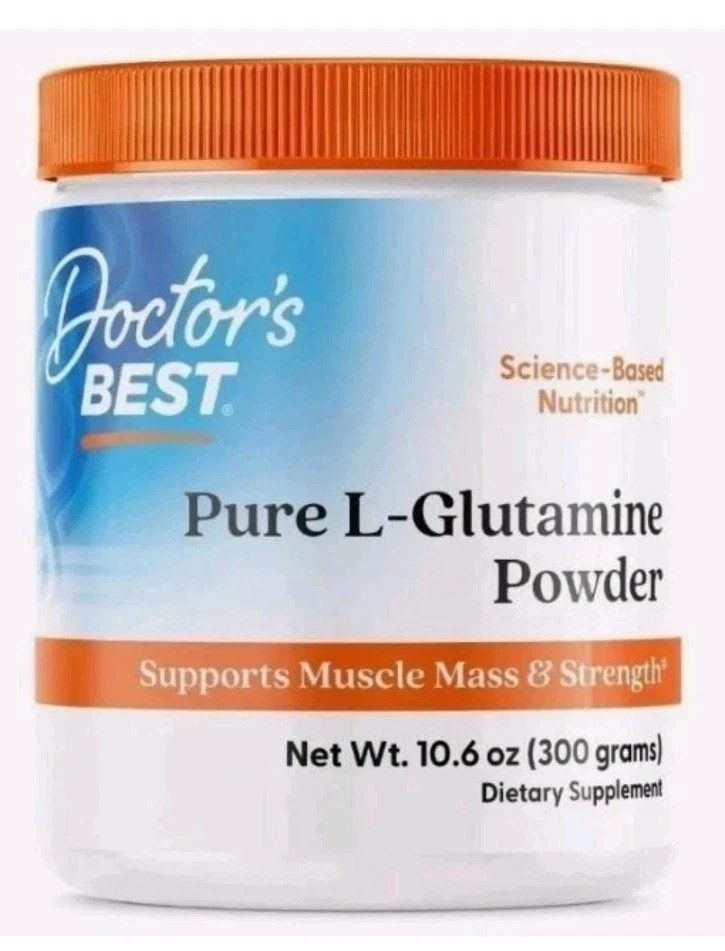 Doctor’s Best Pure L-Glutamine Powder 10.6 oz/ 300 Grams