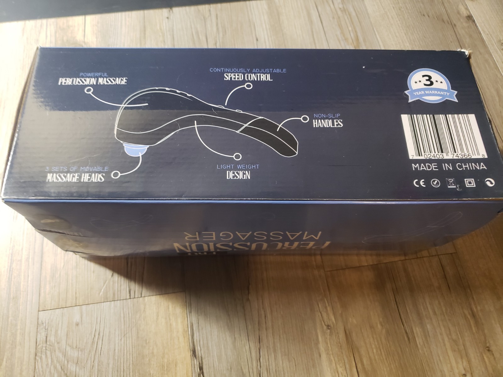Liba Variable Speed Handheld Professional Percussion Dual Massager