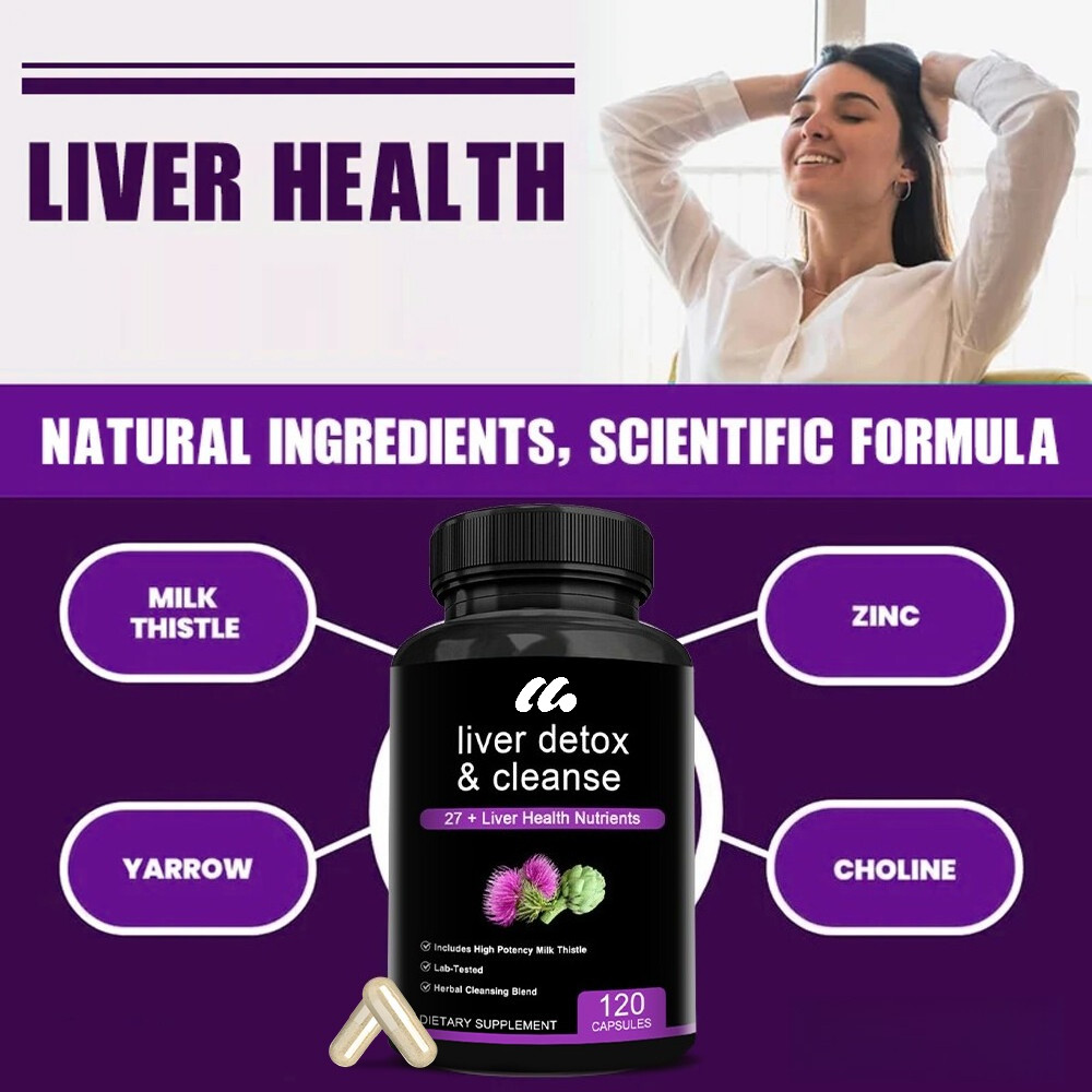 Best Liver Cleanse Repair Capsules Detox Cleanser Supplements Men Women Care