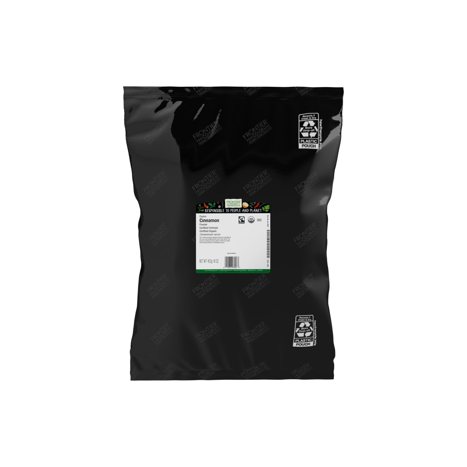 Frontier Co-op Organic Ceylon Cinnamon, Ground, 16 Ounce (Pack of 1), Default
