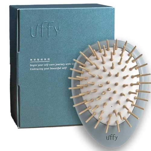 Ergonomic Bristle Gua Sha Hair Brush Scalp Massager for Dandruff & Hair Growth
