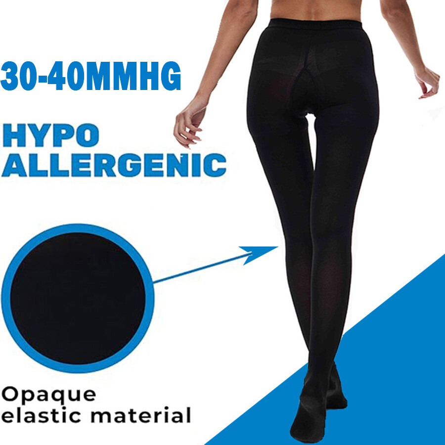 Pantimedias de compresión Mujeres Hombres 30-40 mmHg Calcetines de soporte