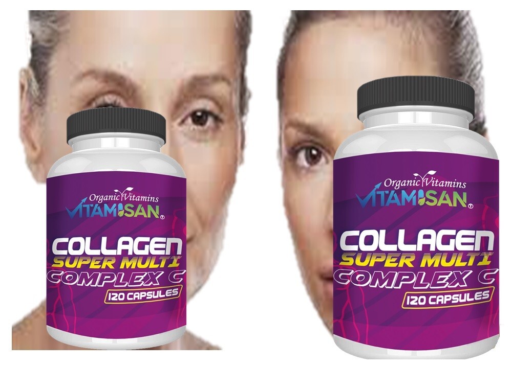 Hydrolized Collagen 1000MG Colageno Hidrolizado with vitamin C 240 CAPSULES