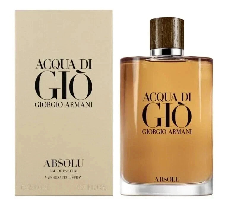 GIORGIO ARMANI ACQUA DI GIO ABSOLU EAU DE PARFUM 6.7 Oz / 200 ml.