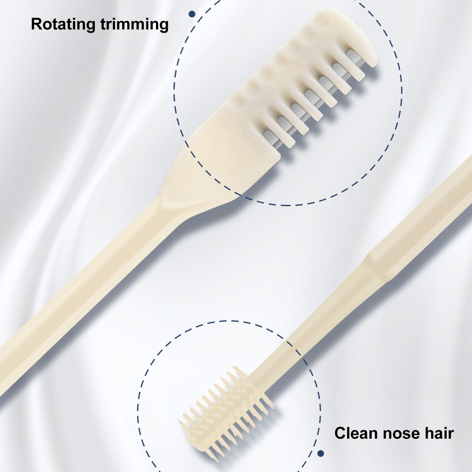 3pcs Double Nose Hair Knife Portable & Easy To Use For Grooming Easy To Use